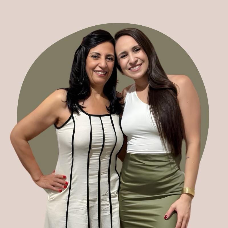 Bruna Rufino con su mamá, para quien armó Hoy Sí Proteína